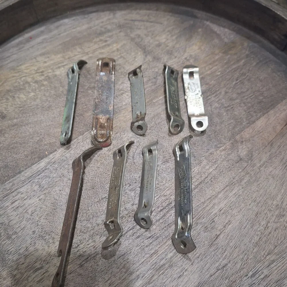 Vintage Metal Bottle Openers Beer Lot of 9 Stag, Falstaff, Pabst, Hamm, Schlitz